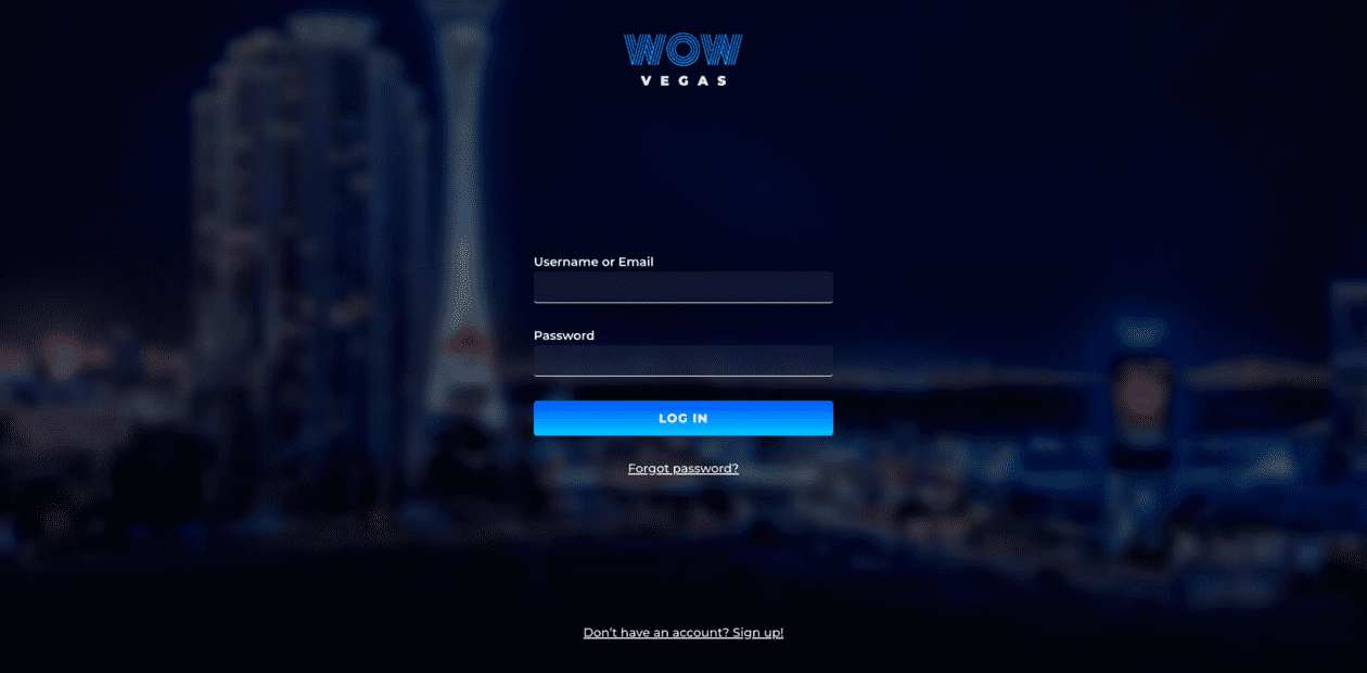 wow-vegas-casino login and registration