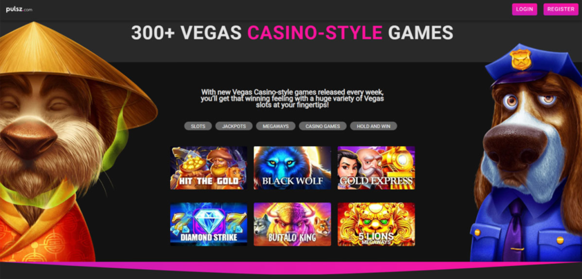 Casino Sites Like Pulsz website